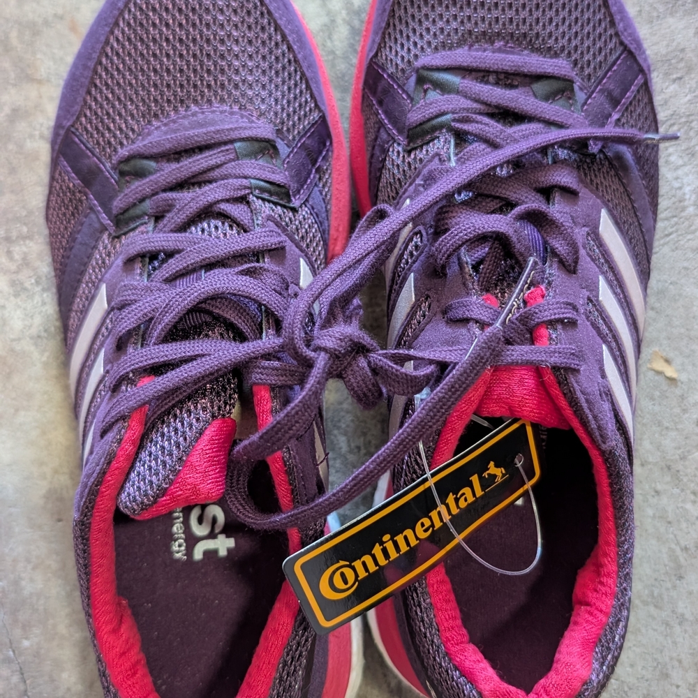 Adidas Women's Purple and Pink Sneakers